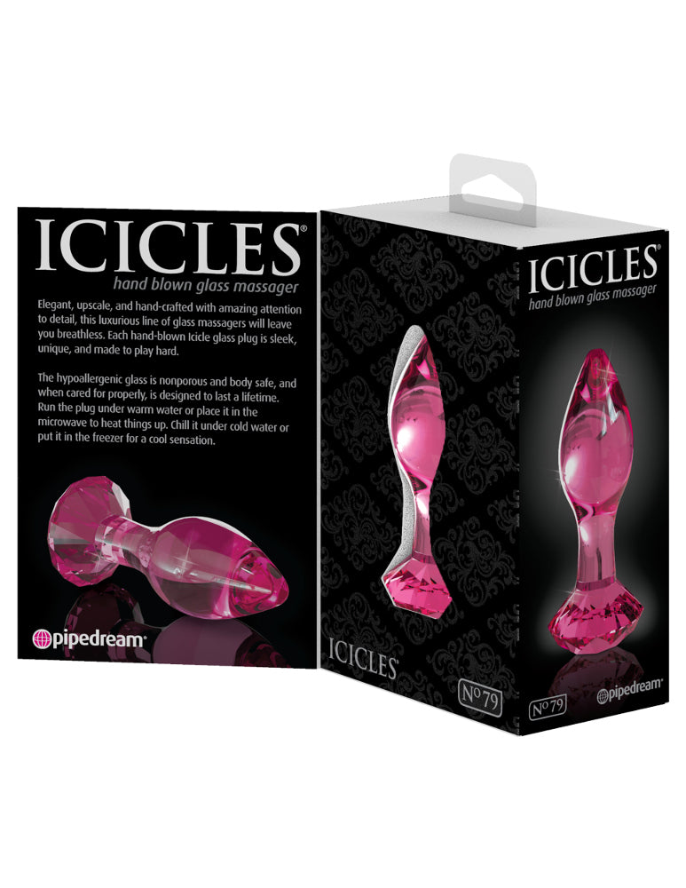 Glass butt plug - Icicles - No.79 Icicles - Boutique Séduction