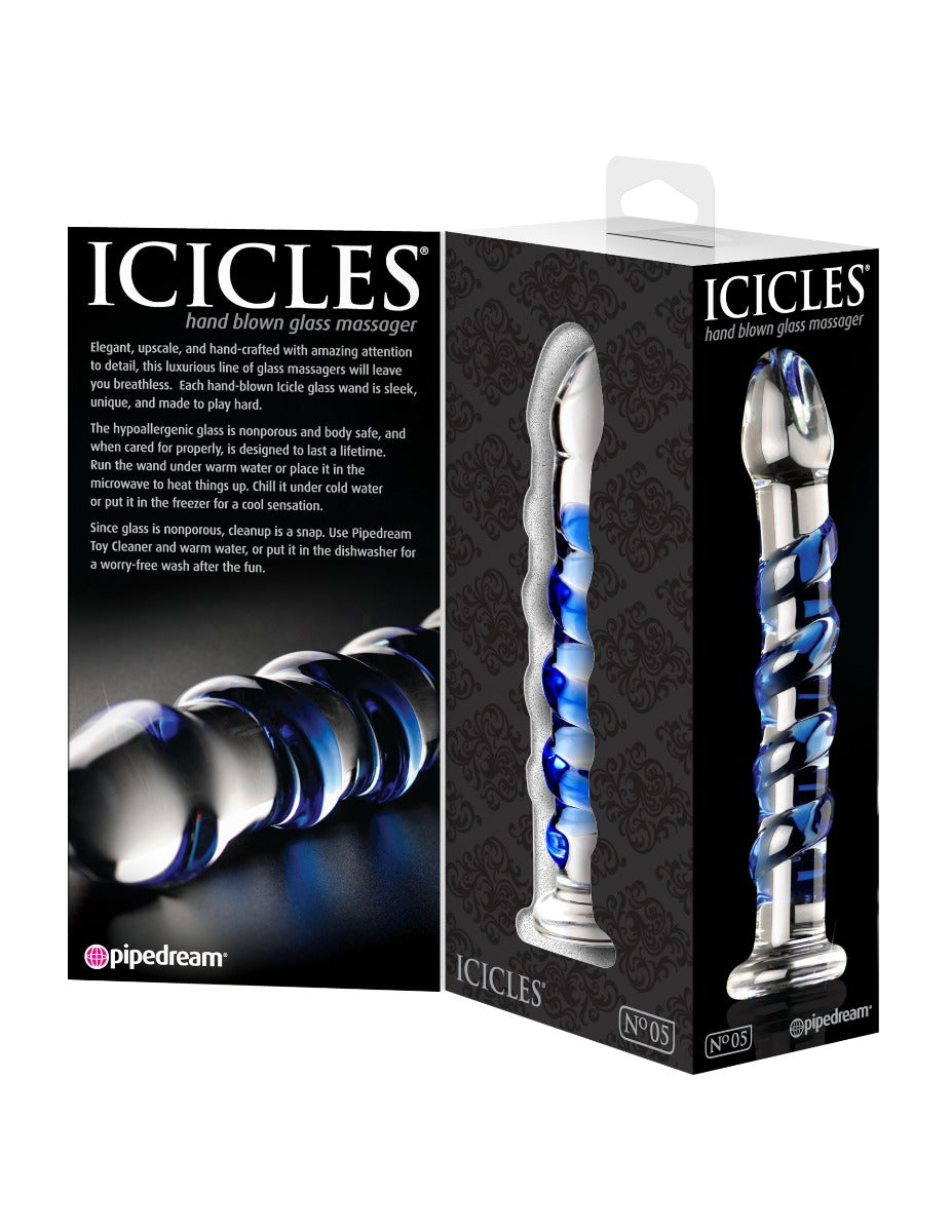 Glass dildo - Icicles - No.05 Icicles - Boutique Séduction