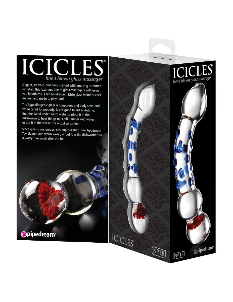 Glass dildo - Icicles - No.18 Icicles - Boutique Séduction