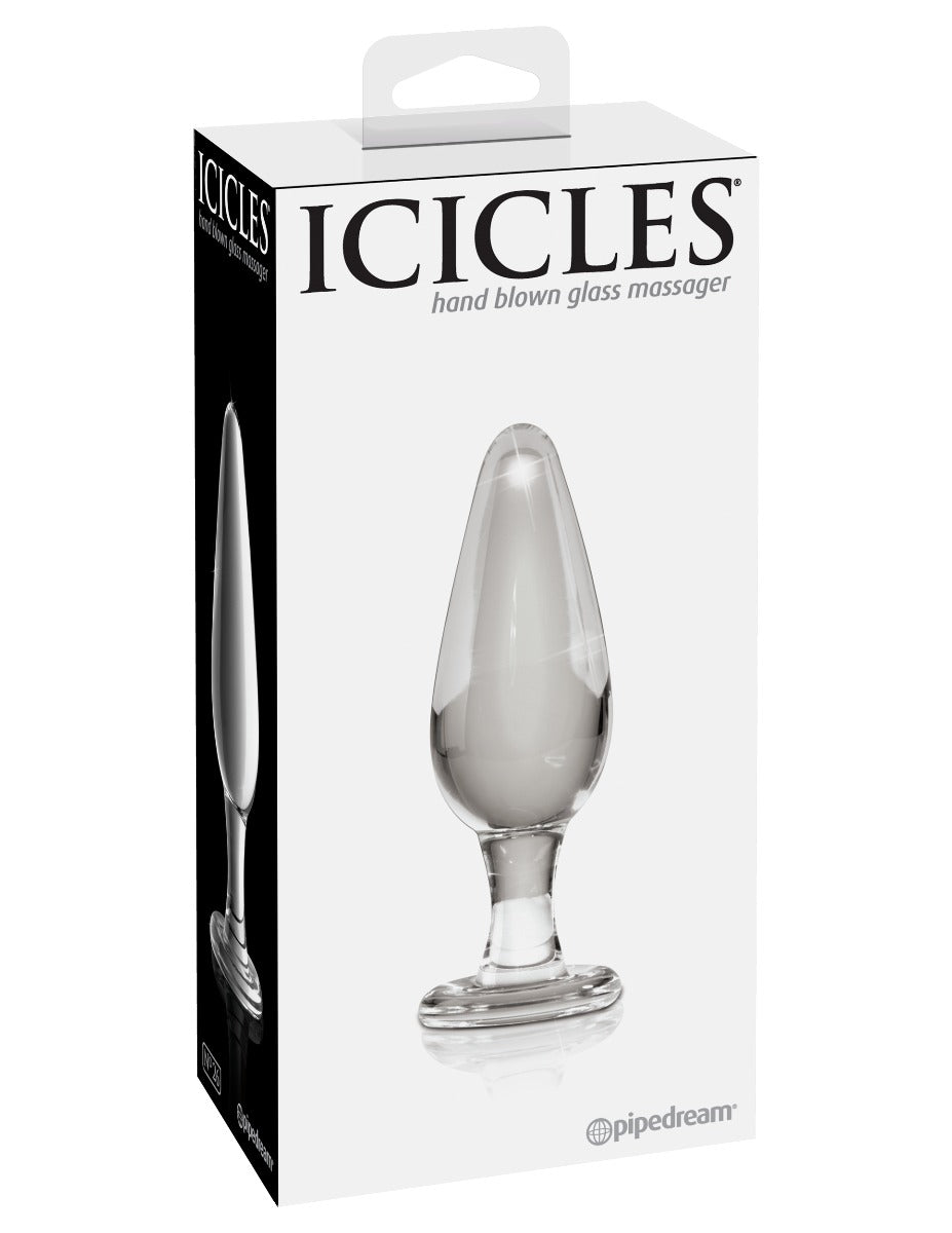 Glass butt plug - Icicles - No.26 Icicles - Boutique Séduction