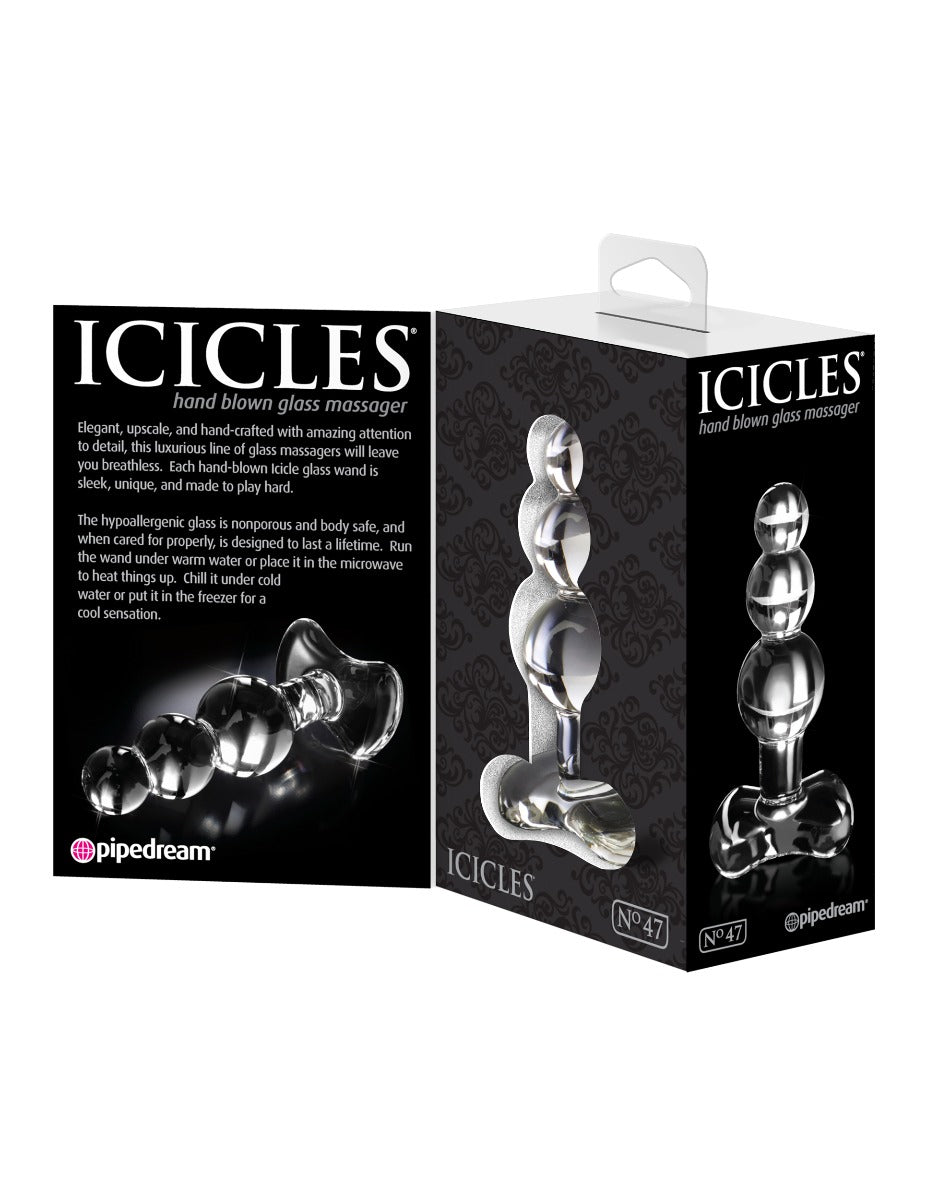 No.47 Glass Butt Plug - ICICLES Icicles - Boutique Séduction