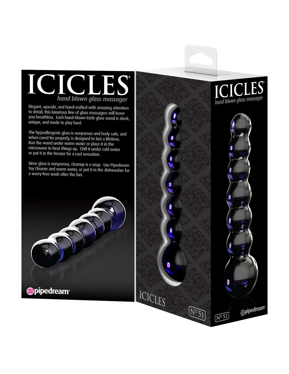 NO.51 Glass Dildo - ICICLES Icicles - Boutique Séduction