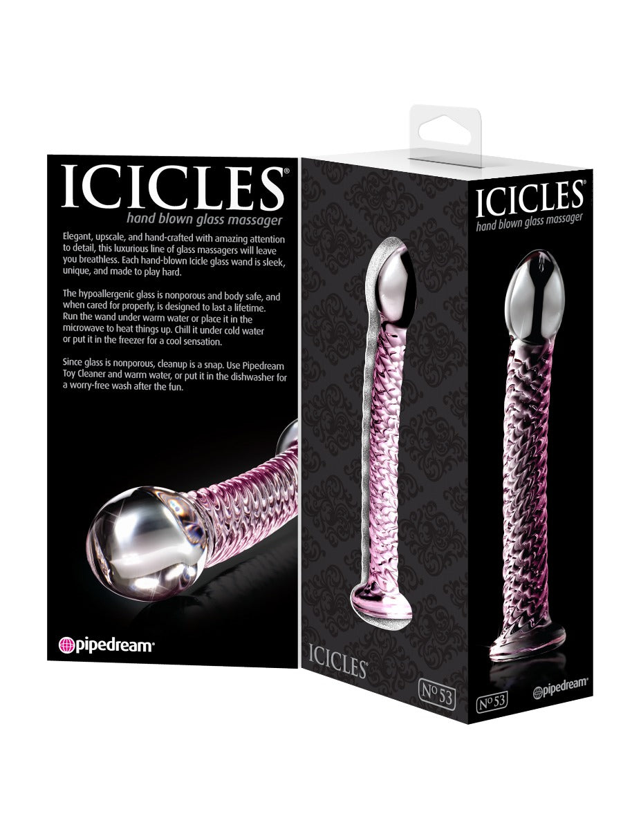 Glass dildo - Icicles - No.53 Icicles - Boutique Séduction