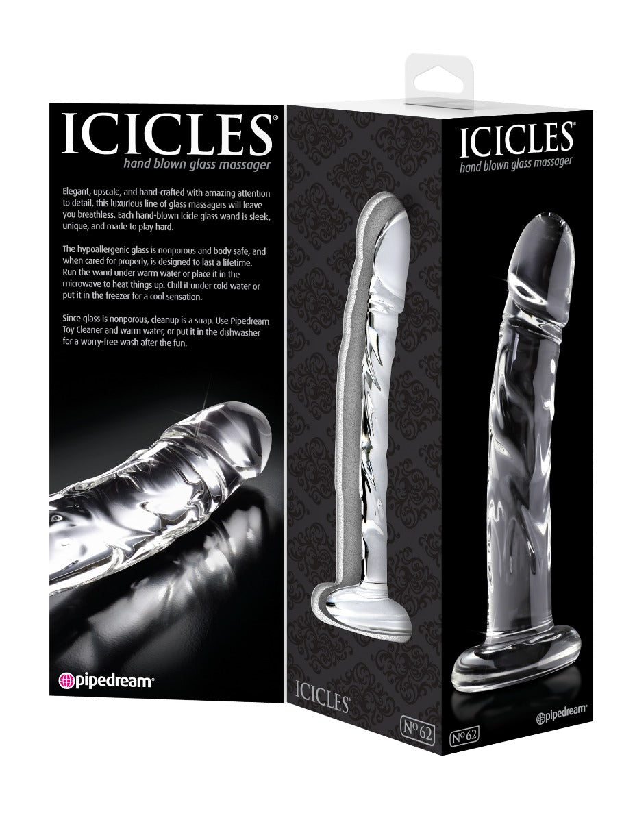 Glass dildo - Icicles - No.62 Icicles - Boutique Séduction