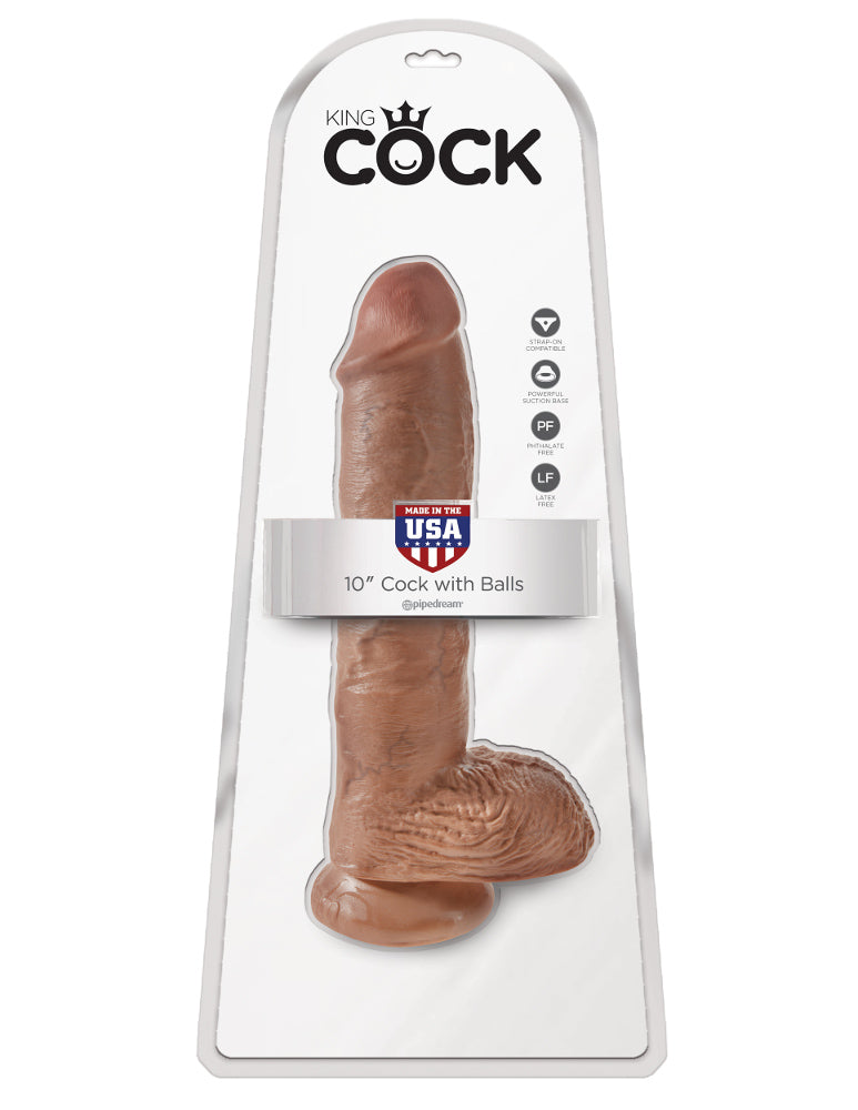 10in Dildo With Testicles - KING COCK King Cock - Boutique Séduction