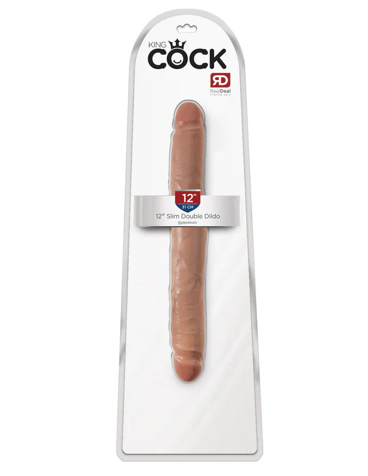 12 in Slim Double Dildo - KING COCK King Cock - Boutique Séduction