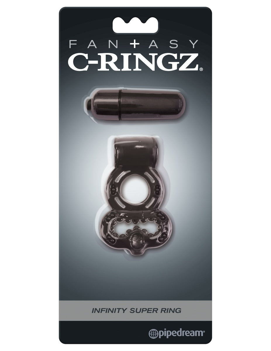 Vibrating double cock ring - Fantasy C-Ringz - Infinity Super Ring FANTASY C-Ringz - Boutique Séduction