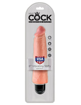 STIFFY 8 inch Vibrating Dildo - KING COCK King Cock - Boutique Séduction