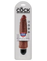 STIFFY 8 inch Vibrating Dildo - KING COCK King Cock - Boutique Séduction