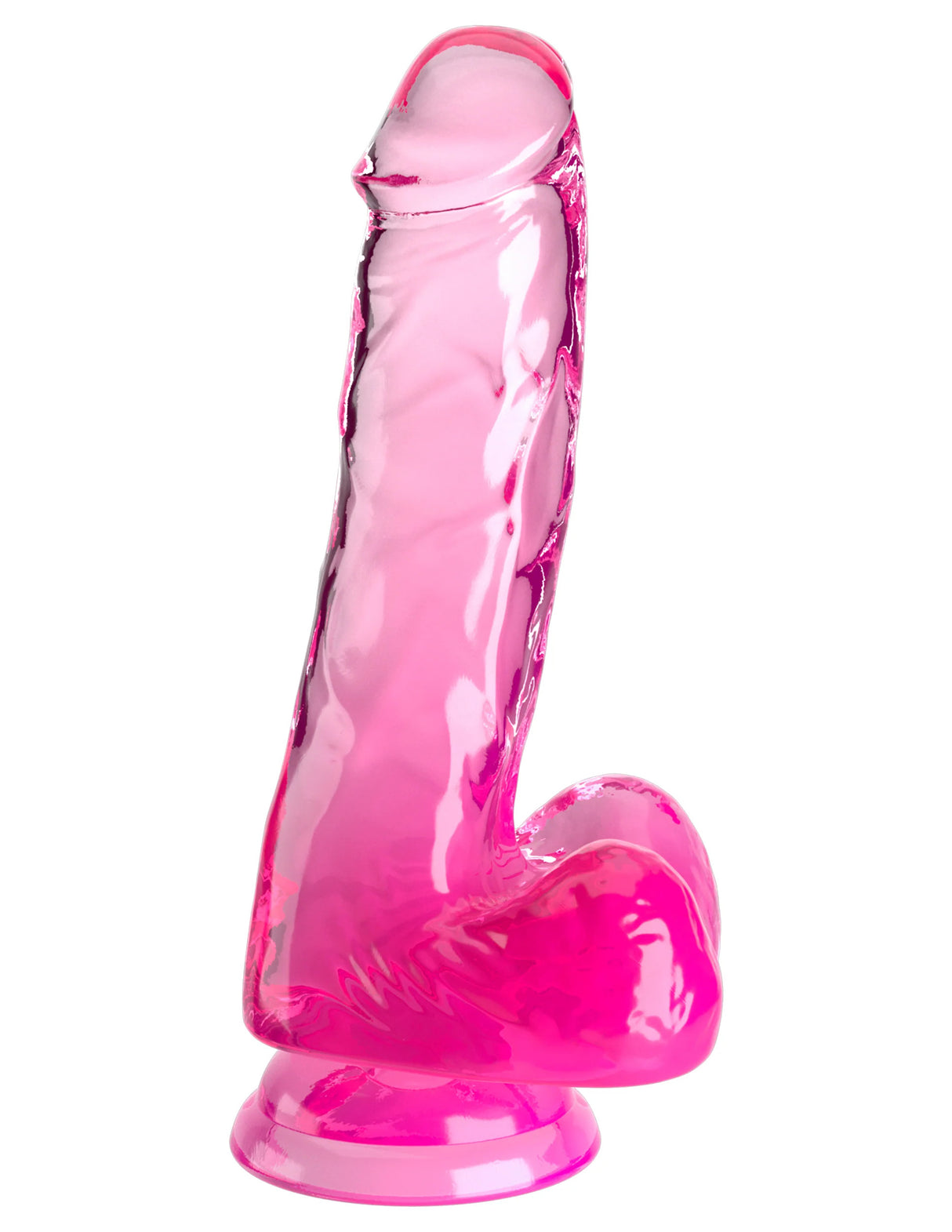 6 inches Cock With Balls - KING COCK CLEAR King Cock - Boutique Séduction