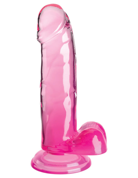 7 inches Cock With Balls - KING COCK CLEAR King Cock - Boutique Séduction