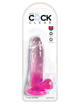 7 inches Cock With Balls - KING COCK CLEAR King Cock - Boutique Séduction