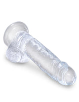 7 inches Dildo with Testicles - KING COCK CLEAR King Cock - Boutique Séduction