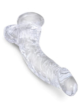 7.5 inches Dildo with Testicles - KING COCK CLEAR King Cock - Boutique Séduction