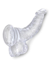 7.5 inches Dildo with Testicles - KING COCK CLEAR King Cock - Boutique Séduction