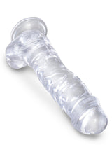 8 in Dildo With Balls - KING COCK CLEAR King Cock - Boutique Séduction