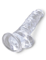 8 in Dildo With Balls - KING COCK CLEAR King Cock - Boutique Séduction