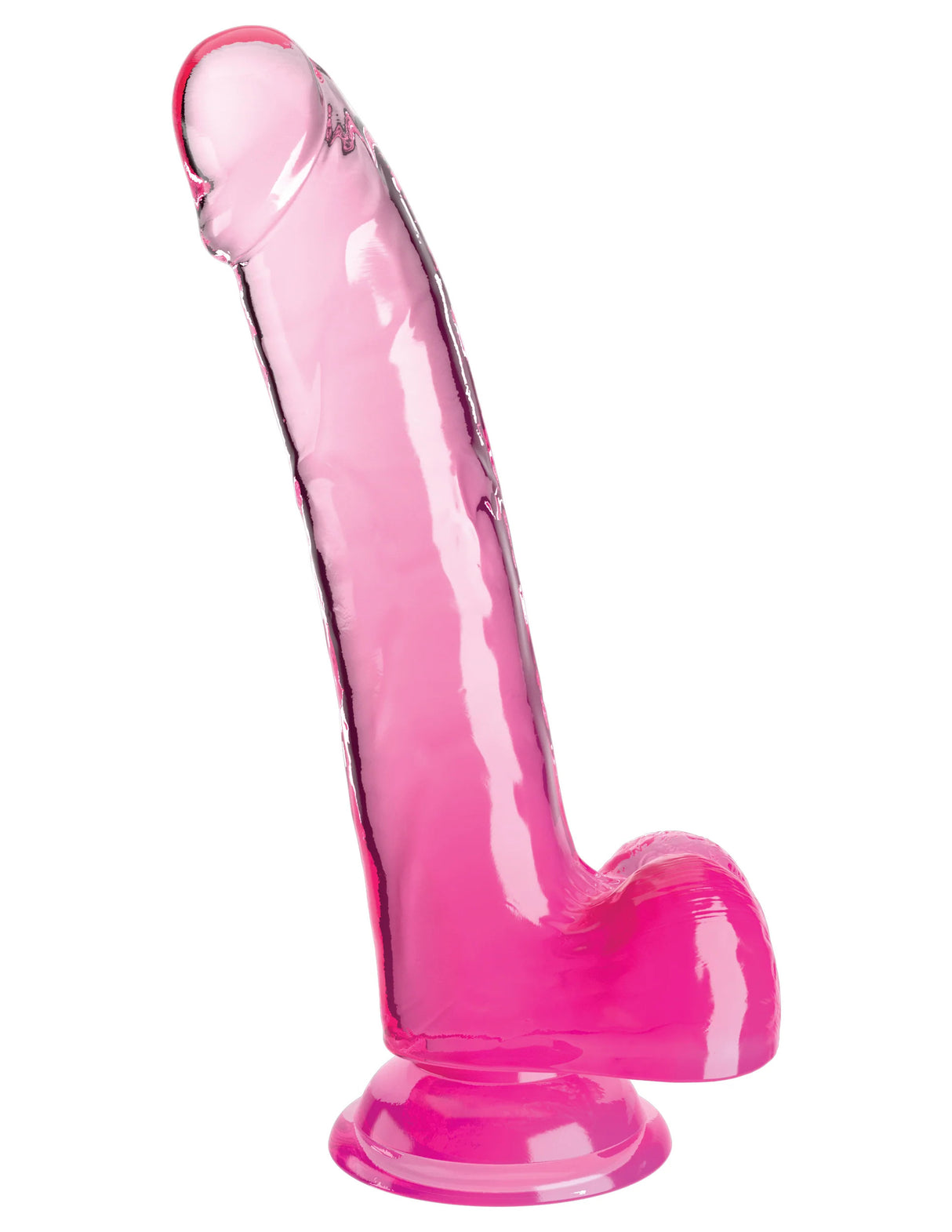 9 inches Cock with Balls - KING COCK CLEAR King Cock - Boutique Séduction