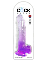 9 inches Cock with Balls - KING COCK CLEAR King Cock - Boutique Séduction