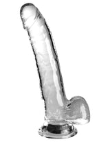 9 inches Cock with Balls - KING COCK CLEAR King Cock - Boutique Séduction