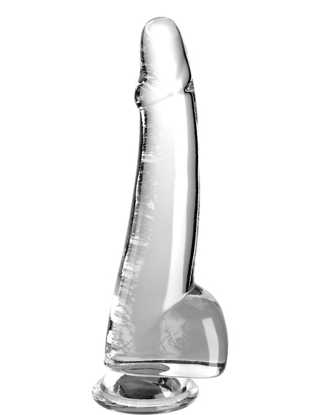 10 inches Cock whit Balls - KING COCK CLEAR King Cock - Boutique Séduction