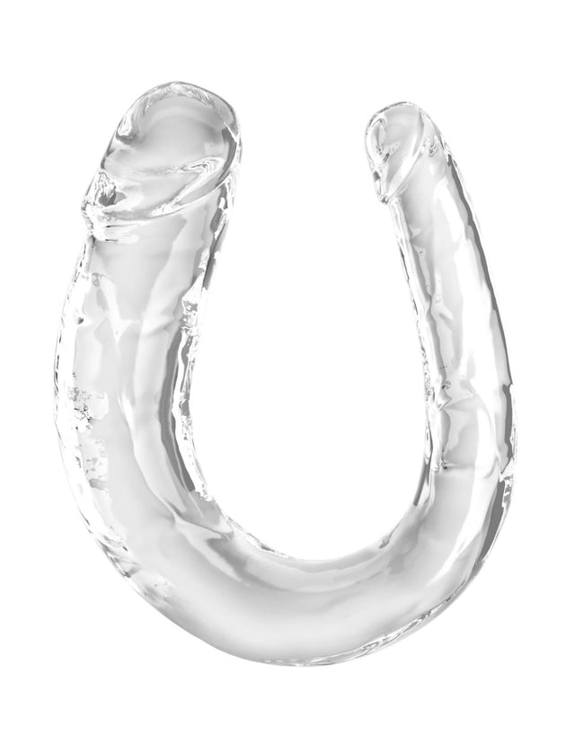 13in Medium Double Trouble Dildo - KING COCK CLEAR King Cock - Boutique Séduction