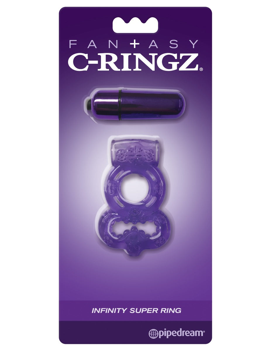 Vibrating double cock ring - Fantasy C-Ringz - Infinity Super Ring FANTASY C-Ringz - Boutique Séduction