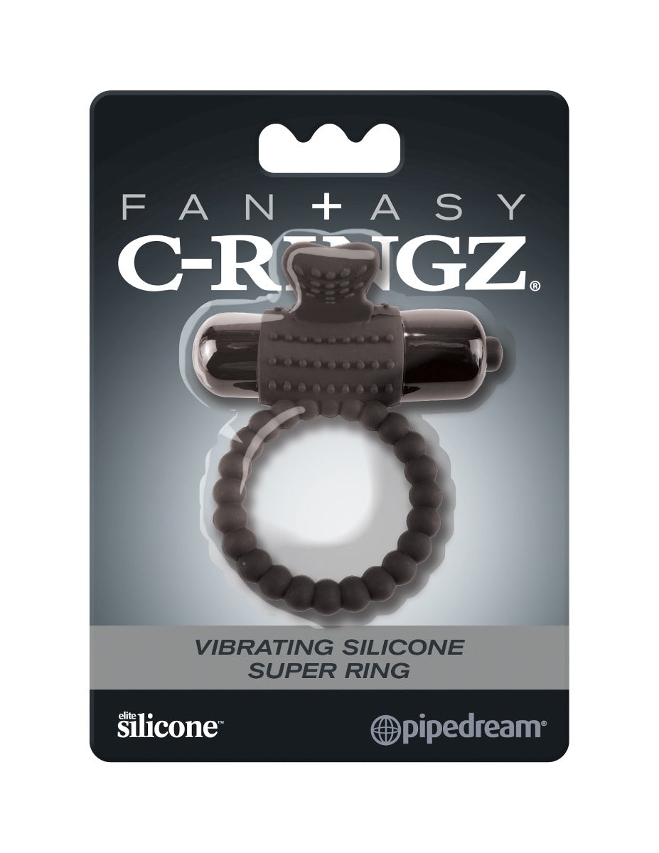 Vibrating cock ring - Fantasy C-Rings - Vibrating Silicone Super Ring FANTASY C-Ringz - Boutique Séduction