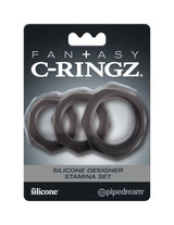 Cock ring set - Fantasy C-Ringz - Silicone Designer Stamina Set FANTASY C-Ringz - Boutique Séduction