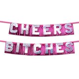 Cheers Bitches Party Banner Bachelorette Party Favors - Boutique Séduction