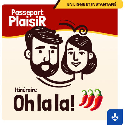 Itinéraire Oh la la! Passeport Plaisir - Aventures érotiques pour couples Passeport Plaisir - Boutique Séduction