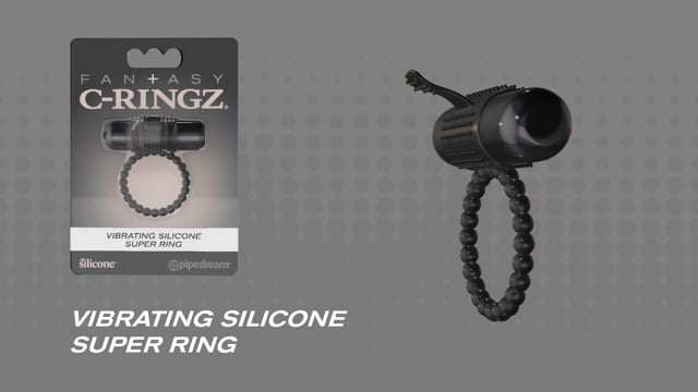 Vibrating cock ring - Fantasy C-Rings - Vibrating Silicone Super Ring