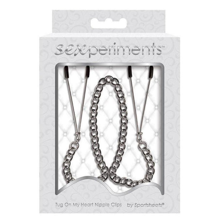 S&M - Tug On My Heart Nipple Clips Sex & Mischief - Boutique Séduction