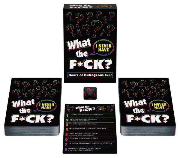 Card game -What the F*ck? - I never have - English Kheper Games - Boutique Séduction