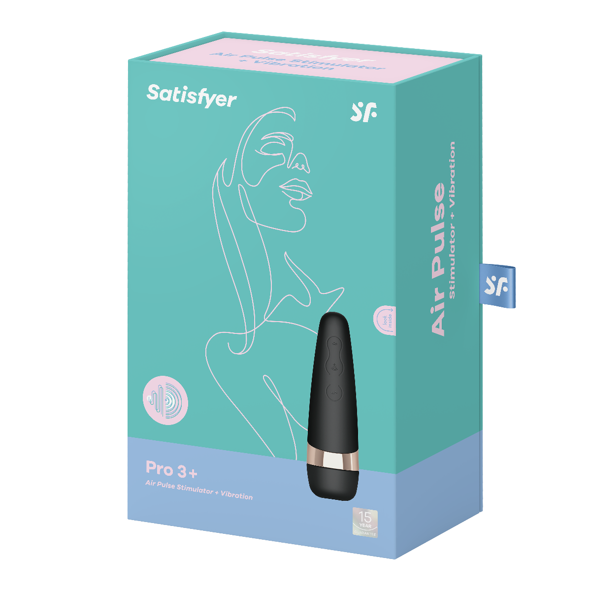 Clitoral stimulator - Pro 3+ Satisfyer - Boutique Séduction