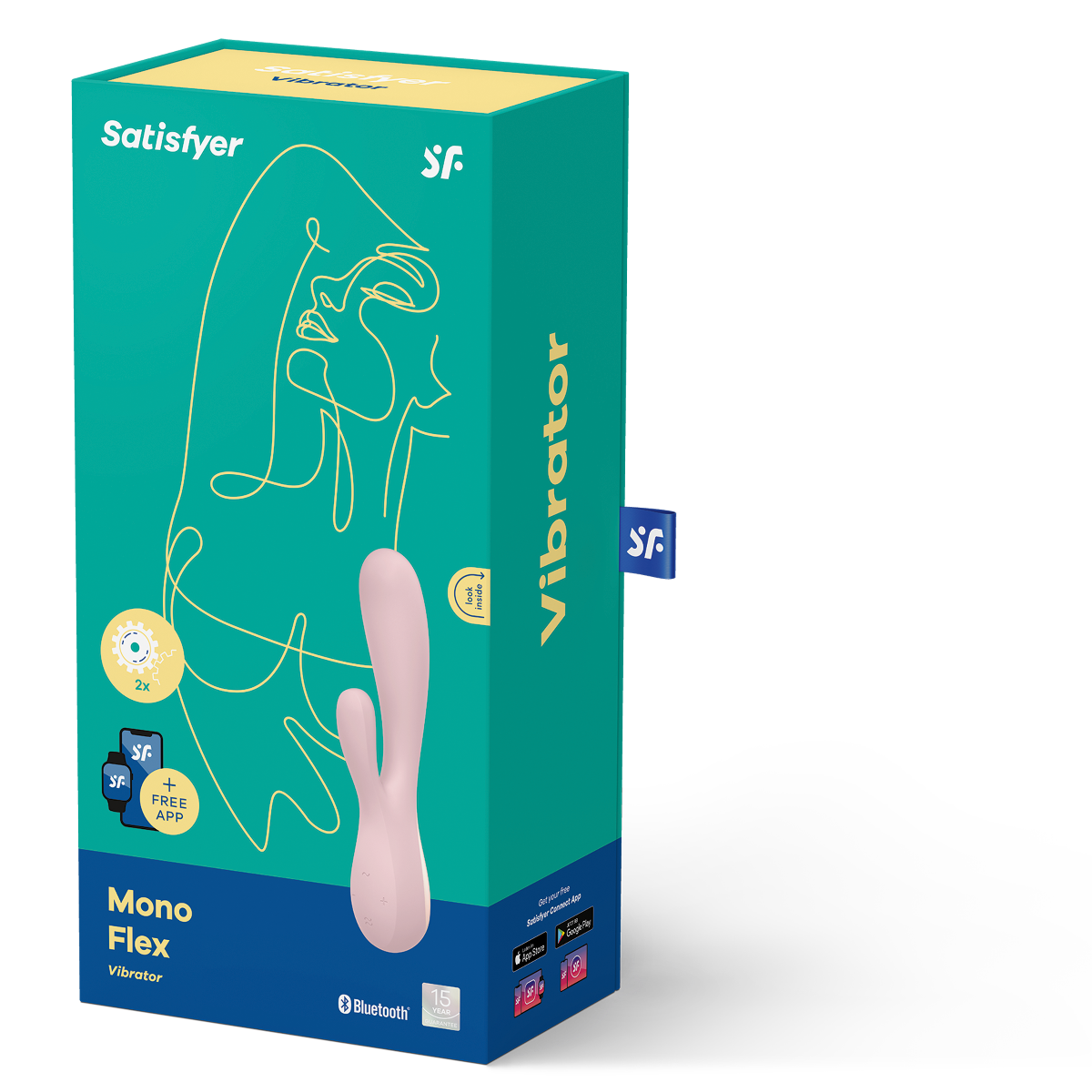 Double Stimulation Vibrator - Mono Flex Satisfyer - Boutique Séduction