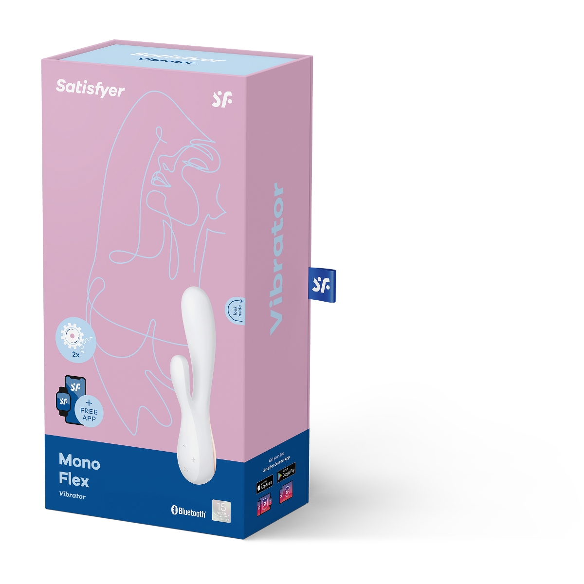 Double Stimulation Vibrator - Mono Flex Satisfyer - Boutique Séduction