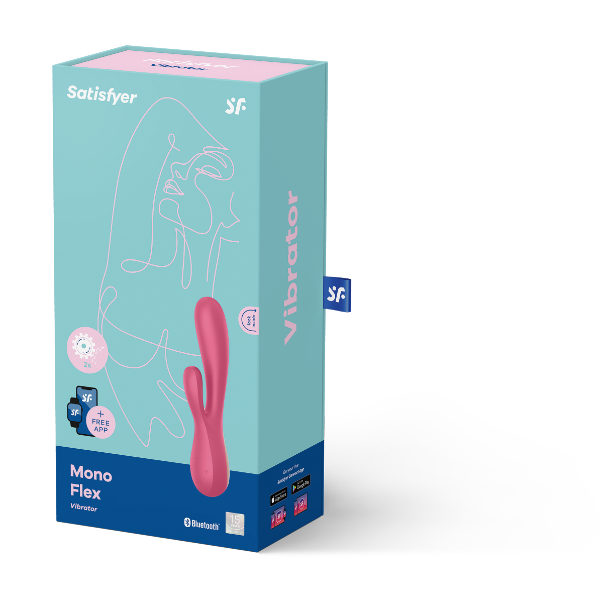 Double Stimulation Vibrator - Mono Flex Satisfyer - Boutique Séduction