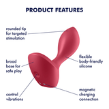 BACKDOOR LOVER Vibrating Butt Plug Satisfyer - Boutique Séduction