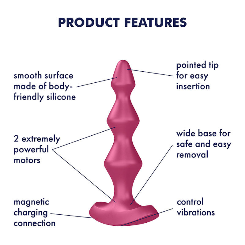 LOLLI PLUG 1 Vibrating Butt Plug Satisfyer - Boutique Séduction