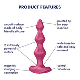 LOLLI PLUG 1 Vibrating Butt Plug Satisfyer - Boutique Séduction