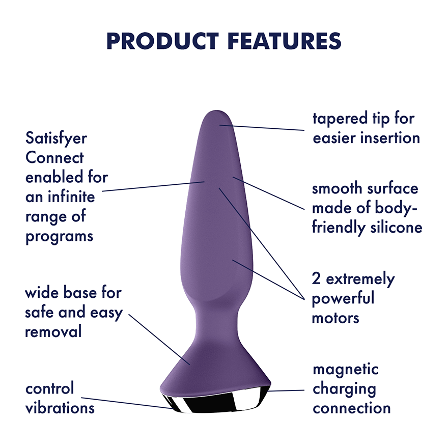 PLUG-ILICIOUS 1 Vibrating Butt Plug Satisfyer - Boutique Séduction