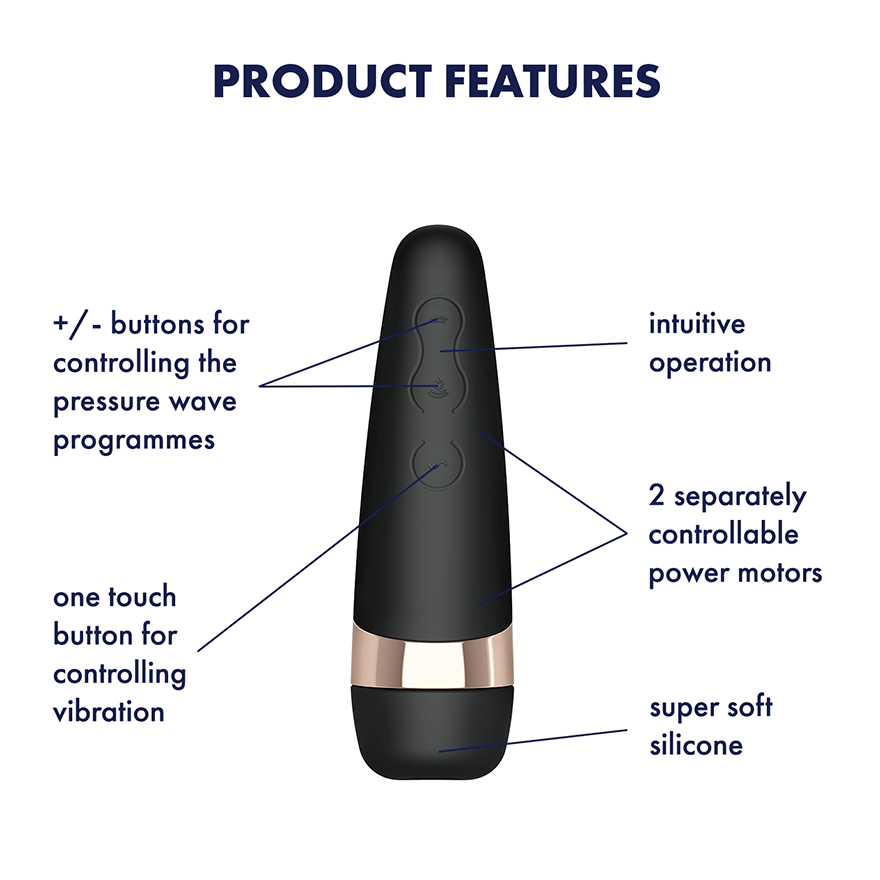 Clitoral stimulator - Pro 3+ Satisfyer - Boutique Séduction