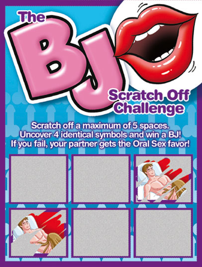 THE BJ Scratch Off Challenge - English Creation Ozzé - Boutique Séduction