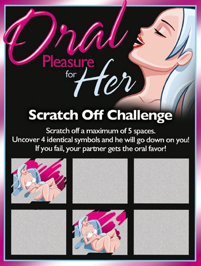 ORAL PLEASURE FOR HER Scratch Off Challenge - English Creation Ozzé - Boutique Séduction