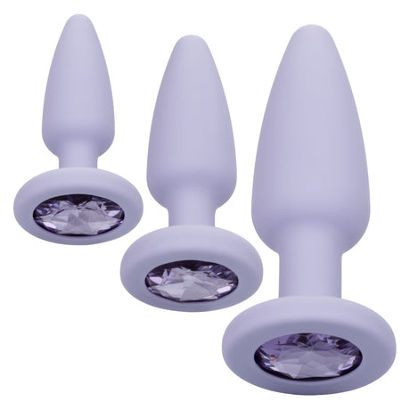 Anal plug set - First Time - Crystal Booty Kit First Time - Boutique Séduction