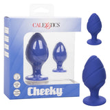 Textured anal plug set - Cheeky - Blue Cheeky - Boutique Séduction