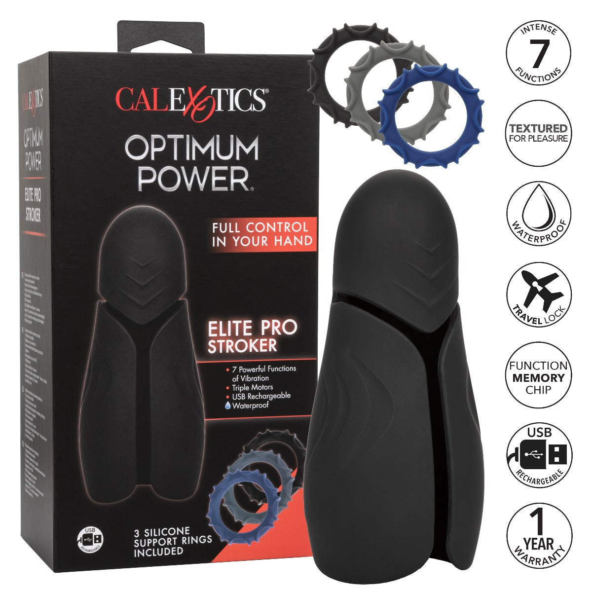 ELITE PRO STROKER Masturbator - OPTIMUM POWER Optimum - Boutique Séduction