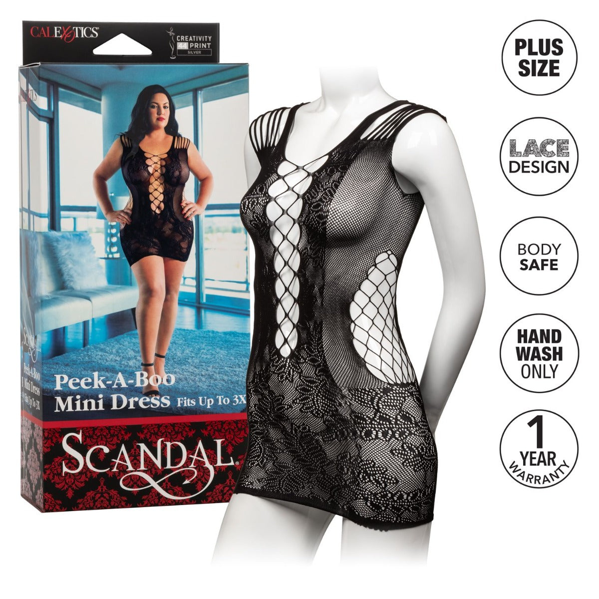 Peek-a-boo Mini Dress - SCANDAL Scandal - Boutique Séduction