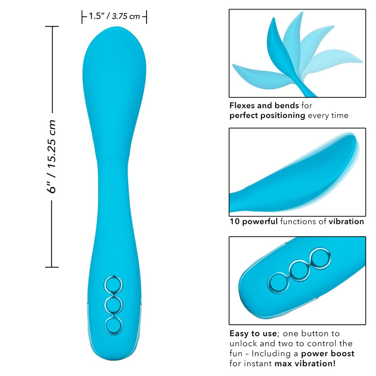 Flexible vibrator - California Dreaming - Palm Spring Pleaser California Dreaming - Boutique Séduction